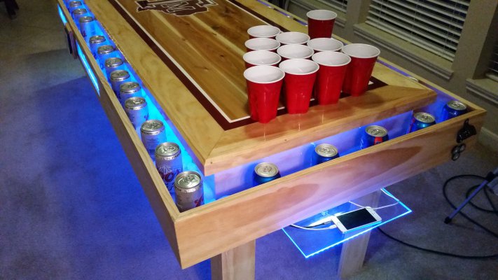 Aggie Table With LED Lights