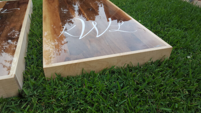 Premium Weatherproof Solid Wood Cornhole Boards