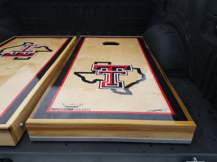 Triple Crown Tailgate Texas Cornhole Boards - Waterproof Durable highend :  Sports & Outdoors 